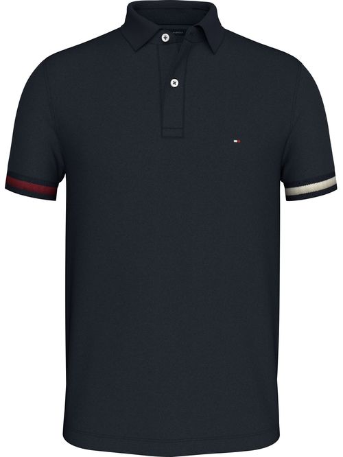 Polo de corte slim con logo