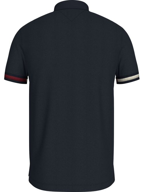 Polo de corte slim con logo