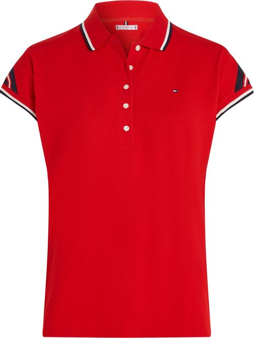 Polo de manga casquillo y corte regular