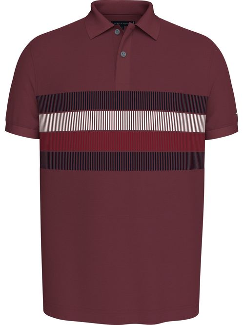 Polo Global Stripe de corte regular