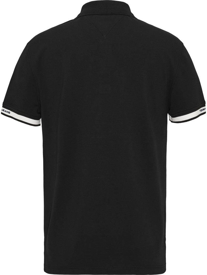 Polo-linear-manga-corta-con-logo
