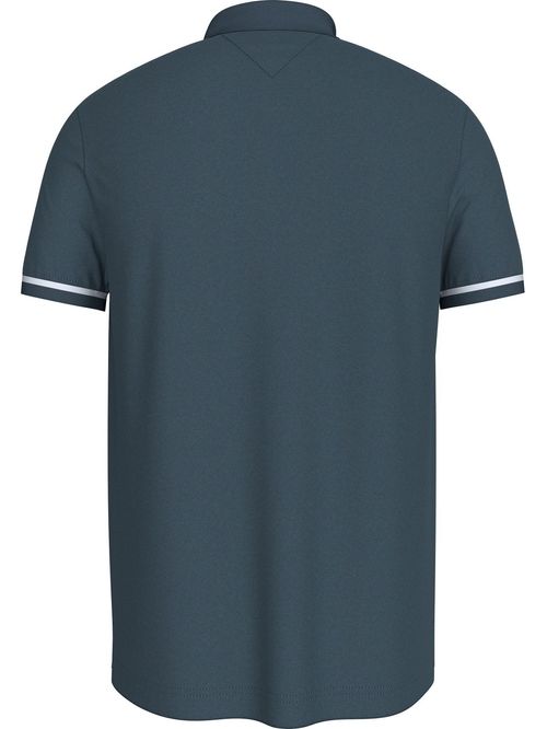 Polo under placket de corte regular