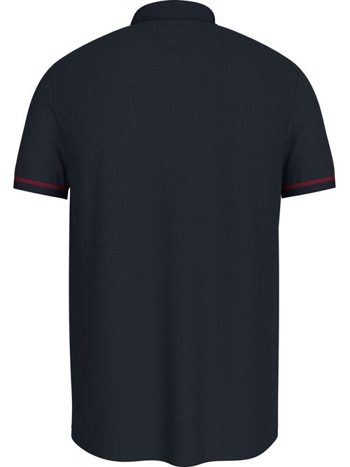 Polo under placket de corte regular