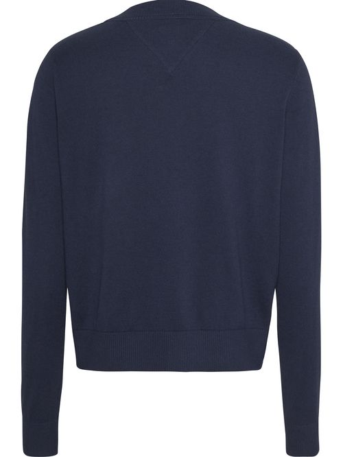 Sweater con cuello en v