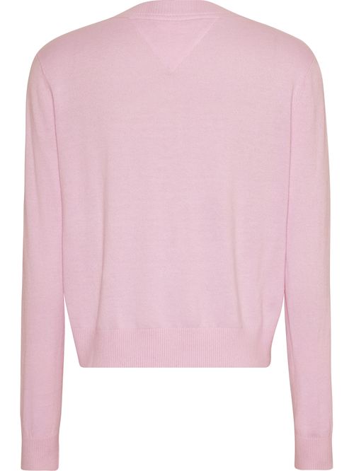 Sweater con cuello en v