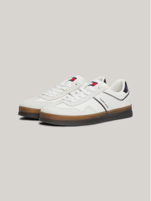 Tenis The Greenwich de cuero con logo