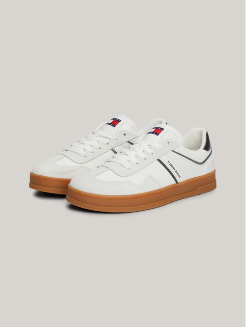 Tenis The Greenwich de cuero con logo