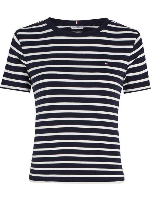 T-shirt de cuello redondo con corte slim