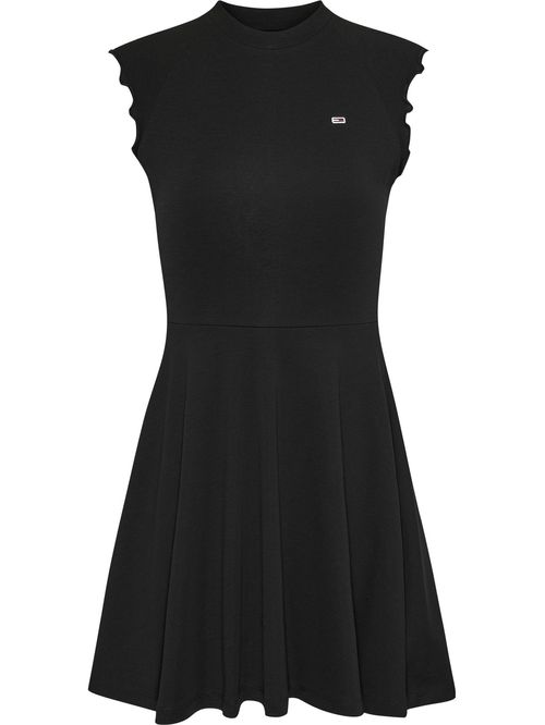 Vestido de corte babylock con logo