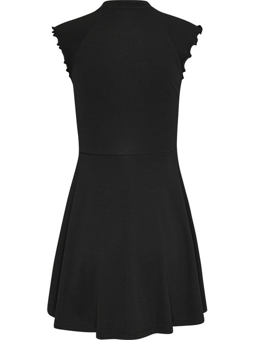 Vestido de corte babylock con logo