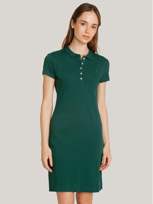 Vestido tipo polo de corte slim