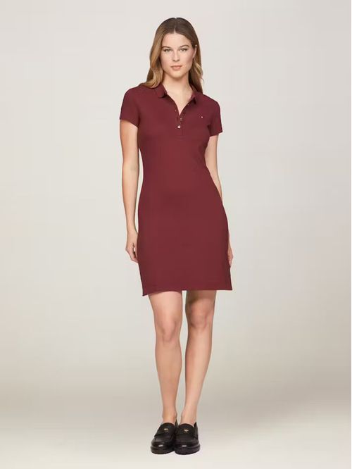 Vestido tipo polo de corte slim