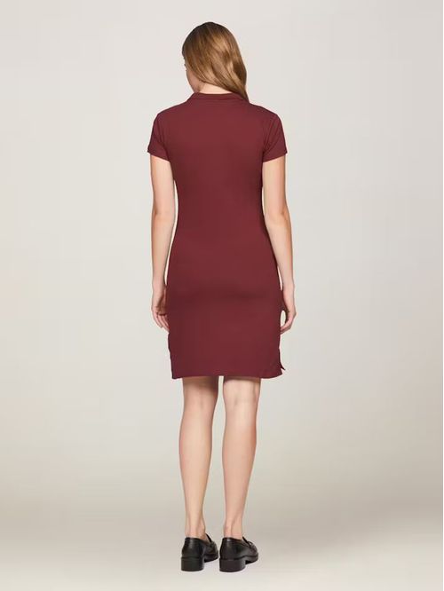 Vestido tipo polo de corte slim