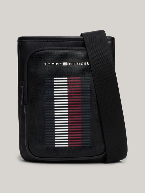 Bolso cruzado con acabado de piqué