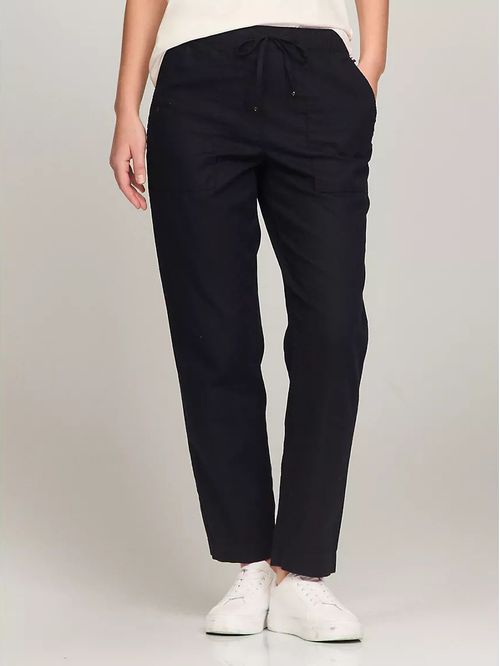 Pantalón pull on con logo