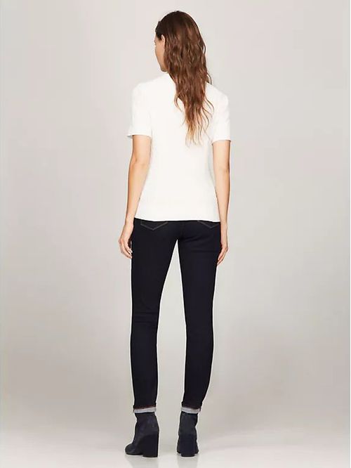 Suéter Cable manga corta con logo