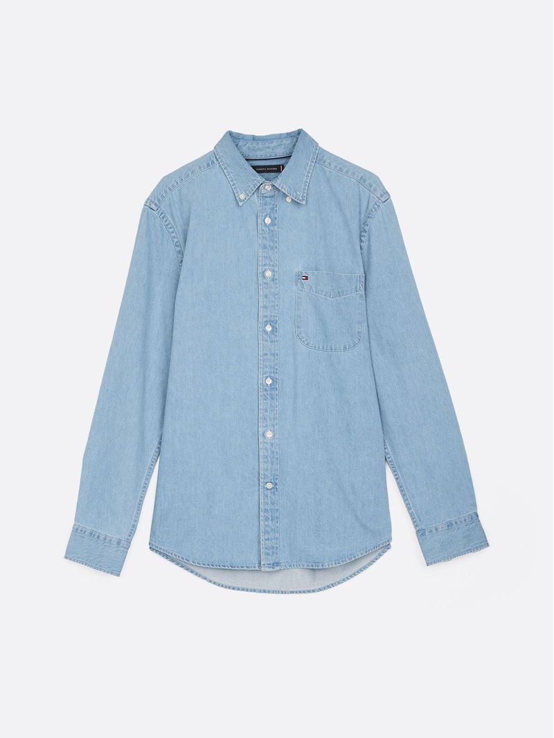 Camisa-chaqueta-jeans-de-corte-regular