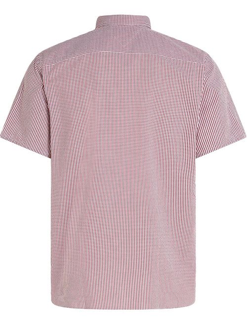 Camisa manga corta con estampado gingham