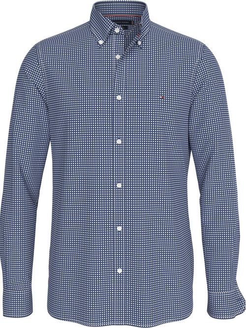 Camisa slim con microestampado