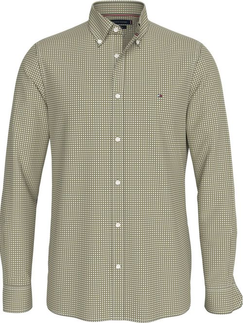 Camisa slim con microestampado