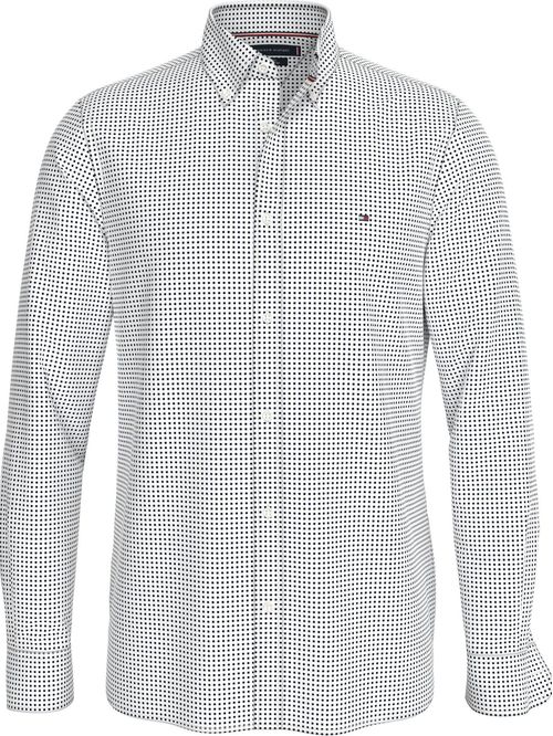 Camisa slim con microestampado