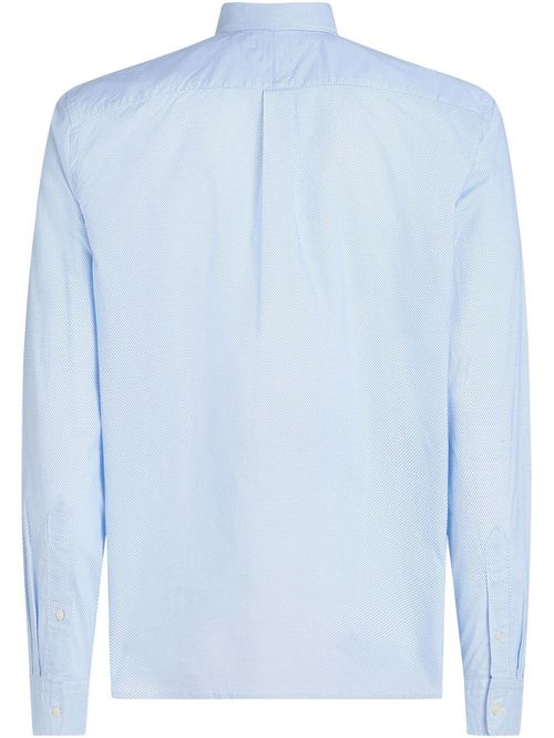 Camisa solida poplin de corte regular