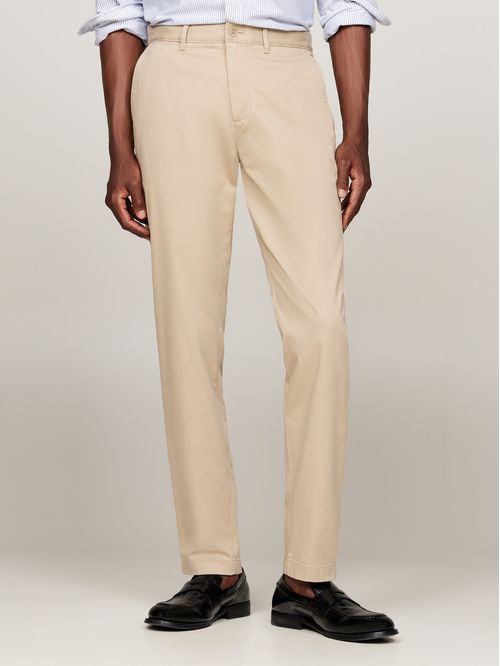 Pantalón chino cónico de satén Harlem