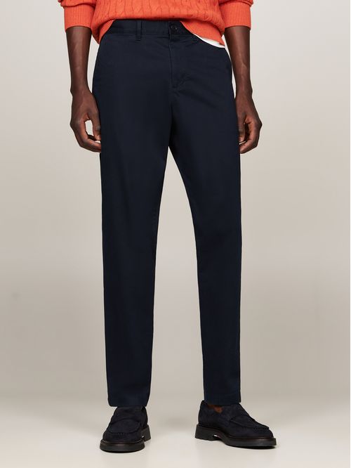Pantalón chino cónico de satén Harlem