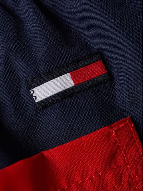 Pantaloneta de baño Archive color block de medio largo