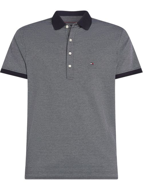 Polo two tone de corte regular