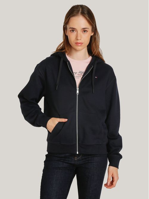 Sudadera con gorro y cierre con zipper