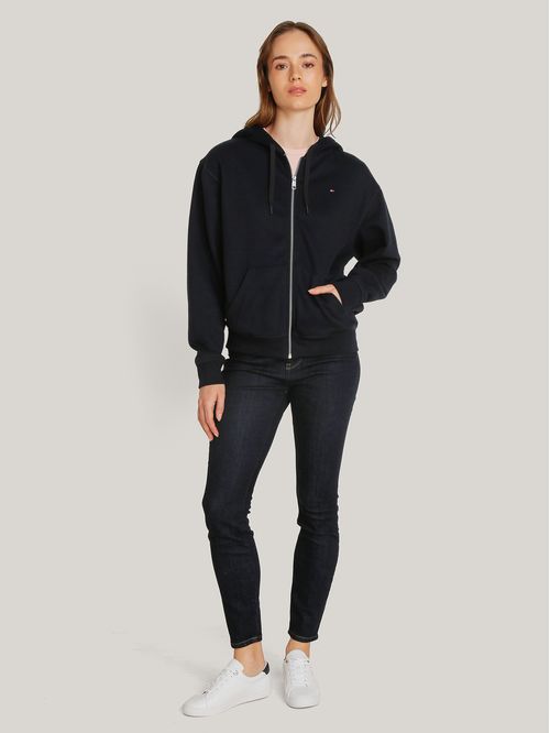 Sudadera con gorro y cierre con zipper