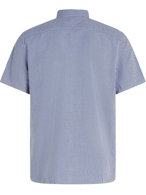 Camisa manga corta con estampado gingham