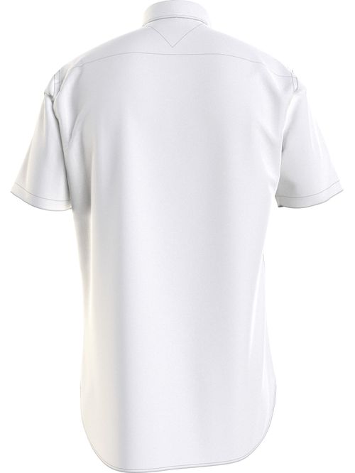 Camisa manga corta liviana oxford corte regular